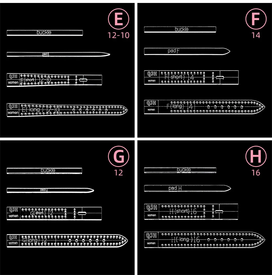 Strap Band Leather Craft Tools Transparent Acrylic Watch Strap Template Home DIY Supplies Watch Strap Mold Men and Women