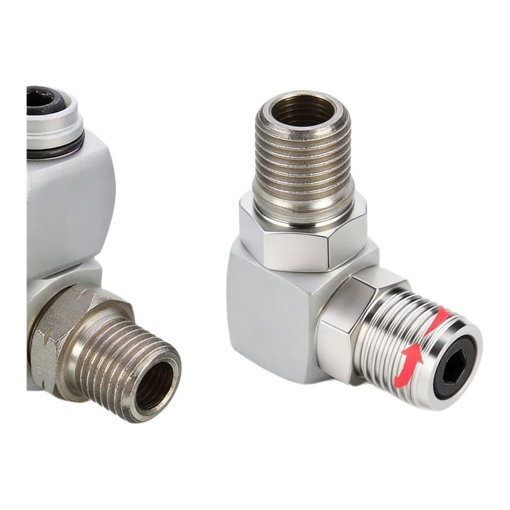 For Air Tools 1 4-Inch Male NPT X 1 4-Inch Female NPT Air Tool Swivel Fitting Maximum Pressure 150psi 360 Degree Rotation