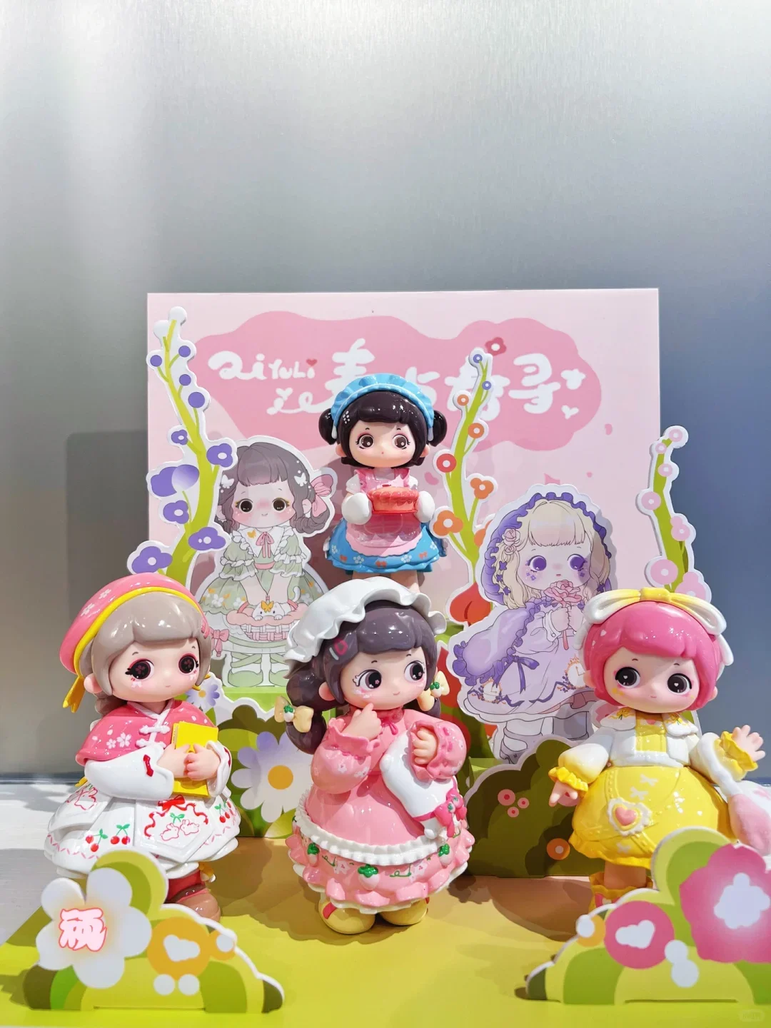

Ziyuli V2 Spring Limited Edition Series слепая коробка Kawaii фигурка Mystery Box украшение комнаты куклы-сюрприз подарок сувенир