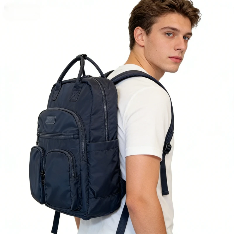 

Новая модная сумка через плечо, высококачественная, с множеством карманов, простой и практичный дизайн, сумка для ноутбука, деловая сумка для поездок на работу.