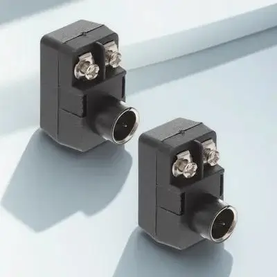 

2pcs Conversion Head 300 to 75 Ohm Adapter F Type Male Connector Signal Cable Converter Twin Lead for