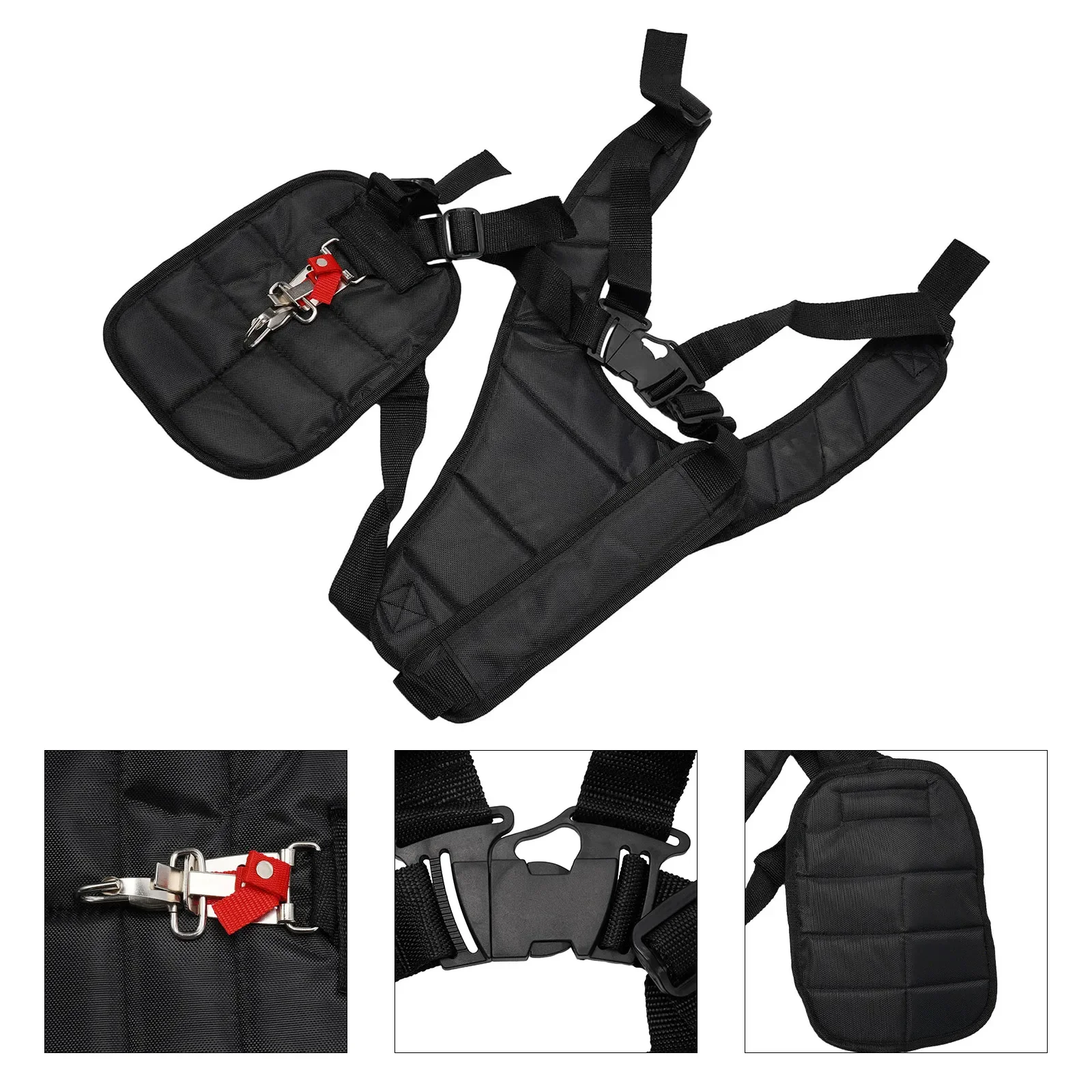 Double Shoulder Harness Strap For Brushcutter And For Snipper Trimmer Use Featuring Waist Adjustment And Strap Compatibility