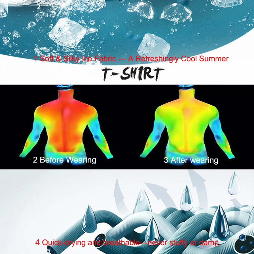 Women Quick-Drying Ice Silk Cool Reflective High Elastic  Breathable Sports T-Shirt Tees Fitness Gym Workout Shirt - view 6
