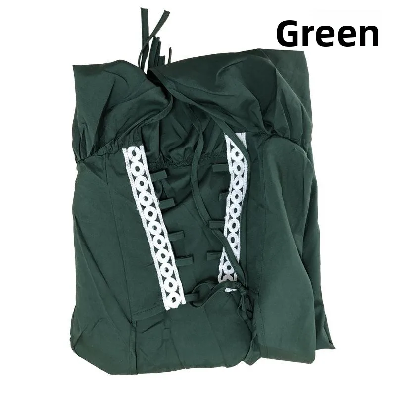 

Хэллоуин Винтаж Ренессанс Квадратный воротник Waisound Dr модная китайская этническая женская одежда для выступлений на сцене Co...