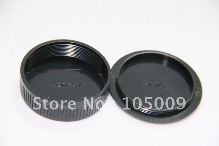 front Rear Lens Cap / Cover+Camera Body Cap for m42 42mm Praktica Zenit Mount