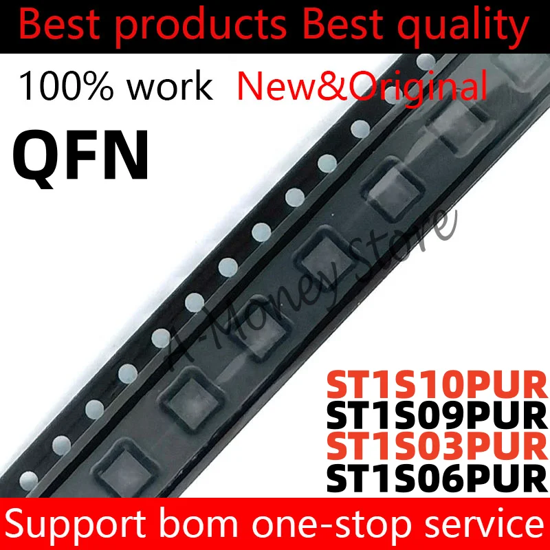 

(10pcs)ST1S06PUR ST1S09PUR ST1S03PUR ST1S10PUR QFN