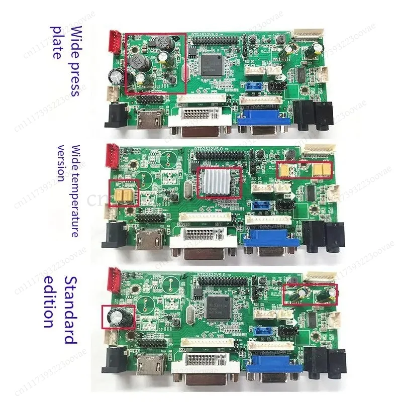 RTD2522V5.0 Display Motherboard Industrial Control Drive Board Wide Temp Voltage Interface 68676.2
