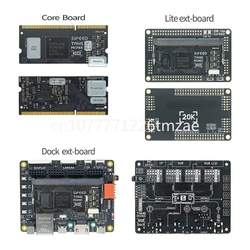 Primer 20K FPGA Development Board with Lut4, Pmod Port and Docking Station for RISC-V and Embedded Systems