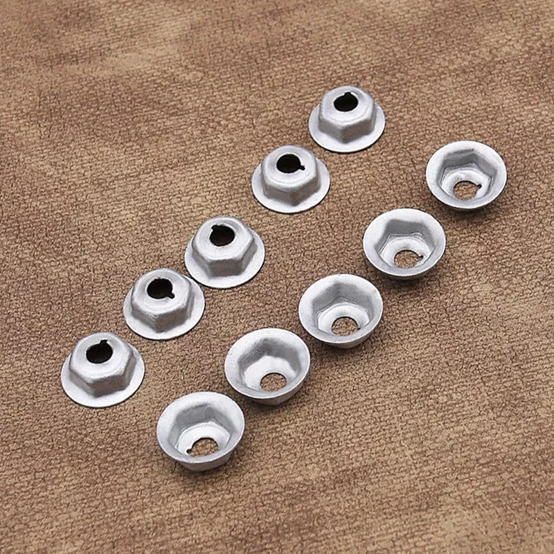 

10Pcs EXHAUST HEAT SHIELD NUT METAL FOR FORD MONDEO FOCUS FIESTA MONEO C-MAX 1382642 Car Parts