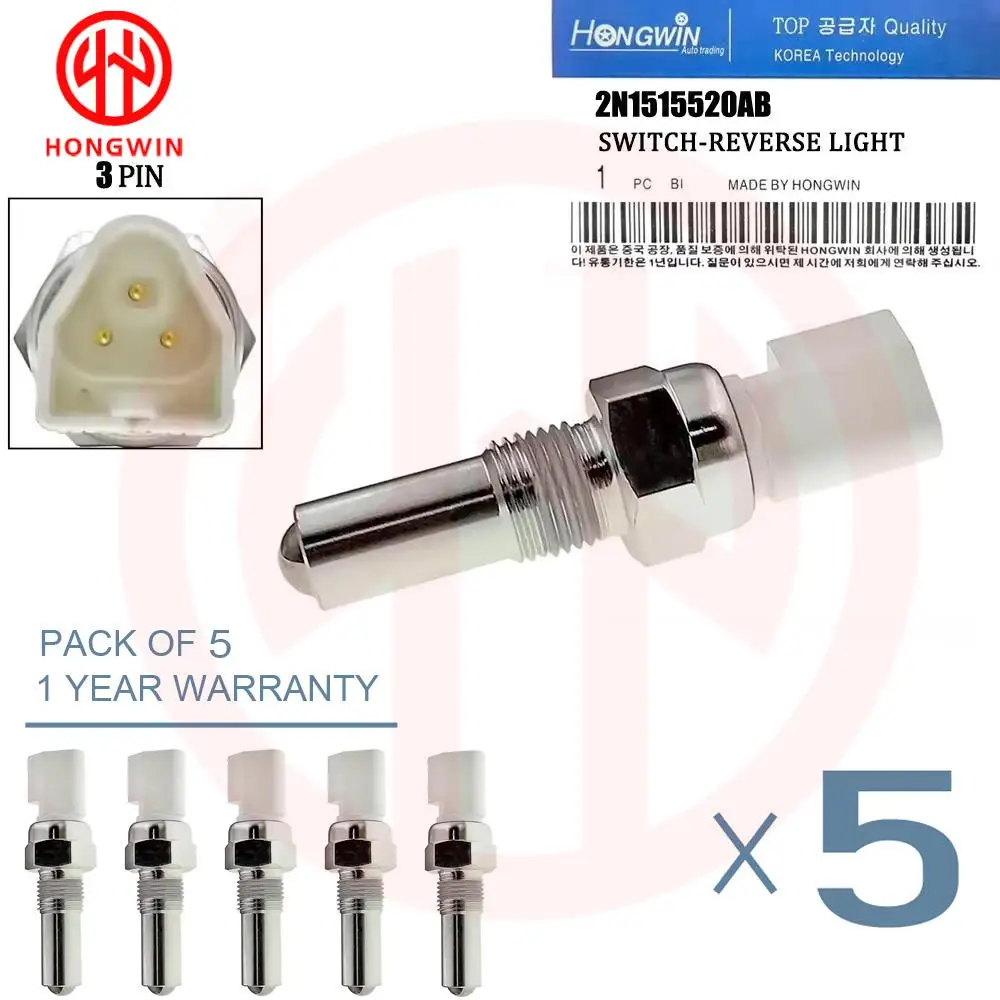 2N1515520AB 3PIN luz de freno de marcha atrás interruptor de lámpara trasera para Ford Ecosport 2003 2004 2005 2006 2007 2008 2009-2012 2,0 Durate
