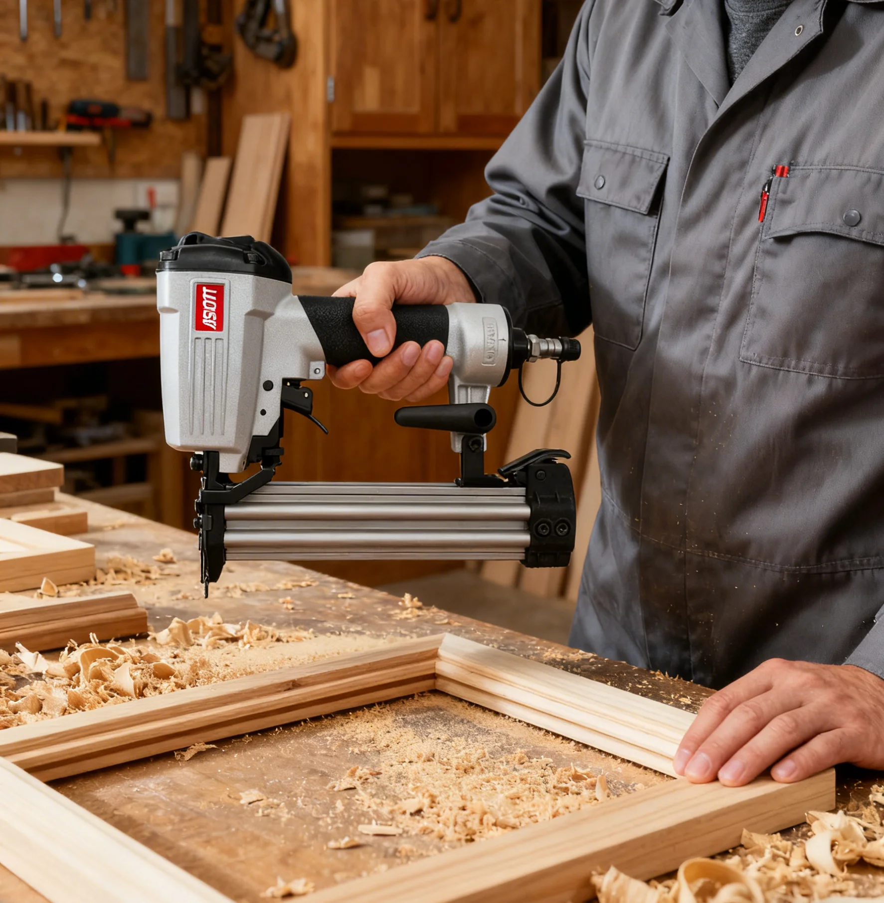 F3225 Pneumatic 2 in 1 Nailer - đánh giá và giá Pneumatic Flooring Nailer Stapler 2 In 1