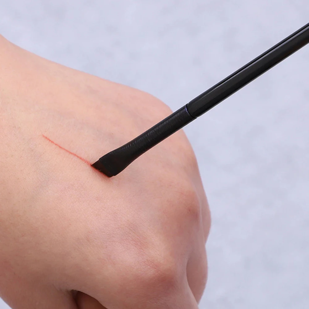 1/2/4 Stück dünner, ultrafeiner, kleiner, abgewinkelter, professioneller, weicher Augenbrauen-Eyeliner-Pinsel, Augenbrauen-Konturpinsel