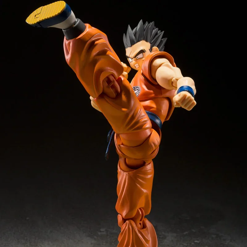 Bandai-Figura de Ação Anime Original Yamcha Dragon Ball Z, S.H.Figuarts, Modelo de Lutador Proibido da Terra, Brinquedos Colecionáveis para Criança