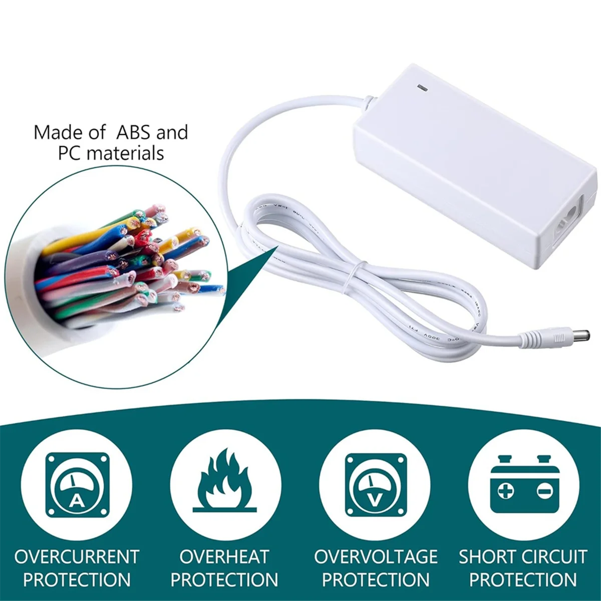 Cabo de alimentação para Circut Explore Air 2 Cabo de alimentação/Circut Maker/Cut Expression 2 Cabo de alimentação de substituição Plugue americano
