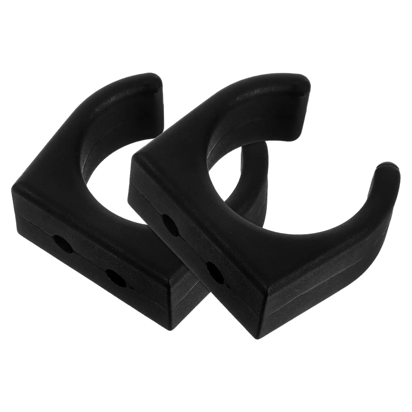 

2 шт. черных нейлоновых зажимов для трубок лодок, морских кабелей и шлангов, держатели для надежной фиксации, органайзеры для кабелей на яхтах и лодках