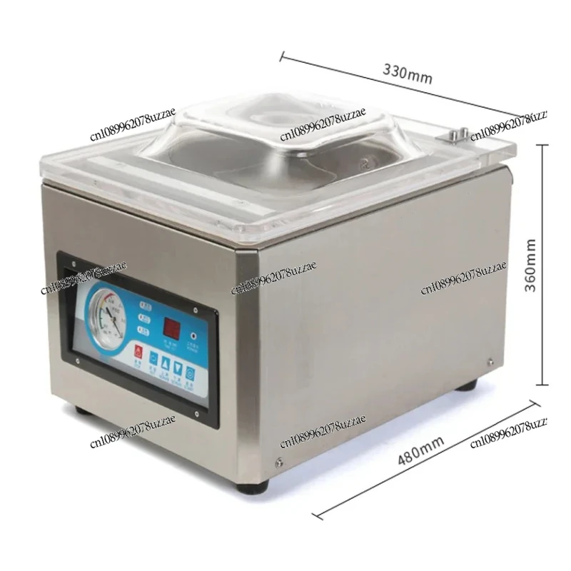 DZ260 سطح المكتب شبه التلقائي صغير غرفة واحدة الحبوب التواريخ الفاصوليا كيس فراغ ختم آلة التعبئة