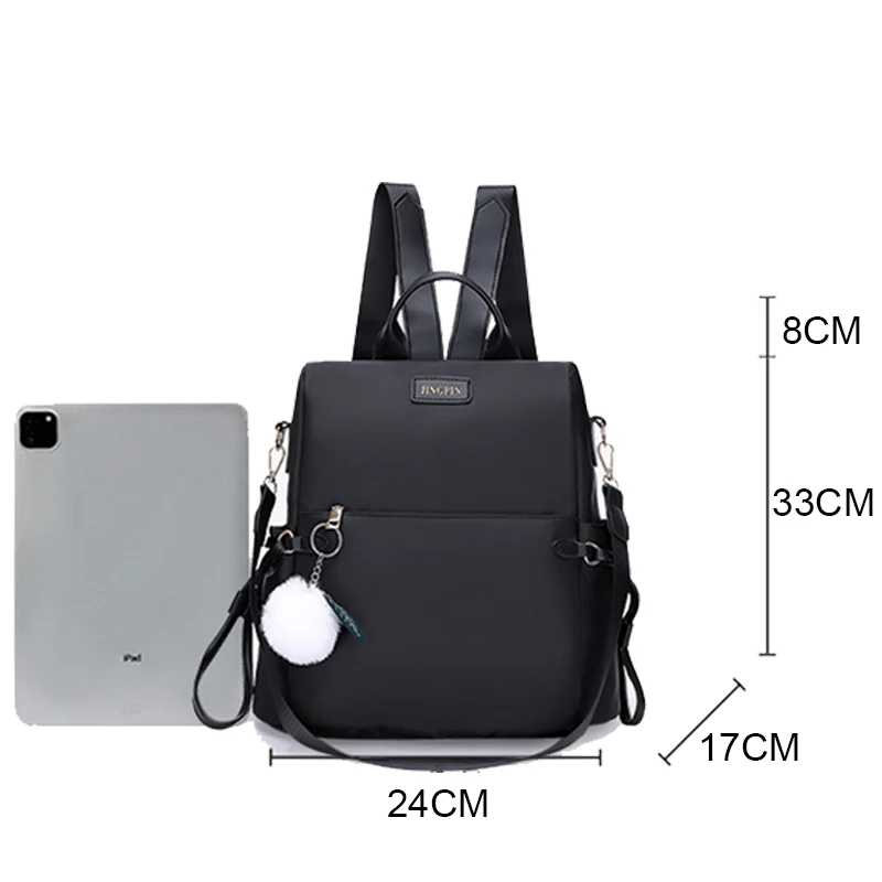 New Waterproof Nylon Backpack For Women High Quality Anti-theft Travel Back Pack Casual Lides Shoulder Bags School Bag Mochilas