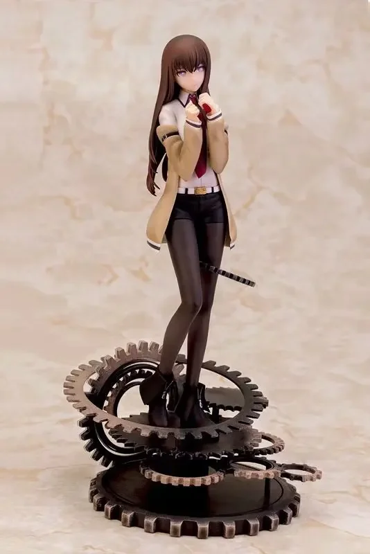 26CM Anime Steins Gate 3 Generación Makise Kurisu Ver. Figura de acción de 
