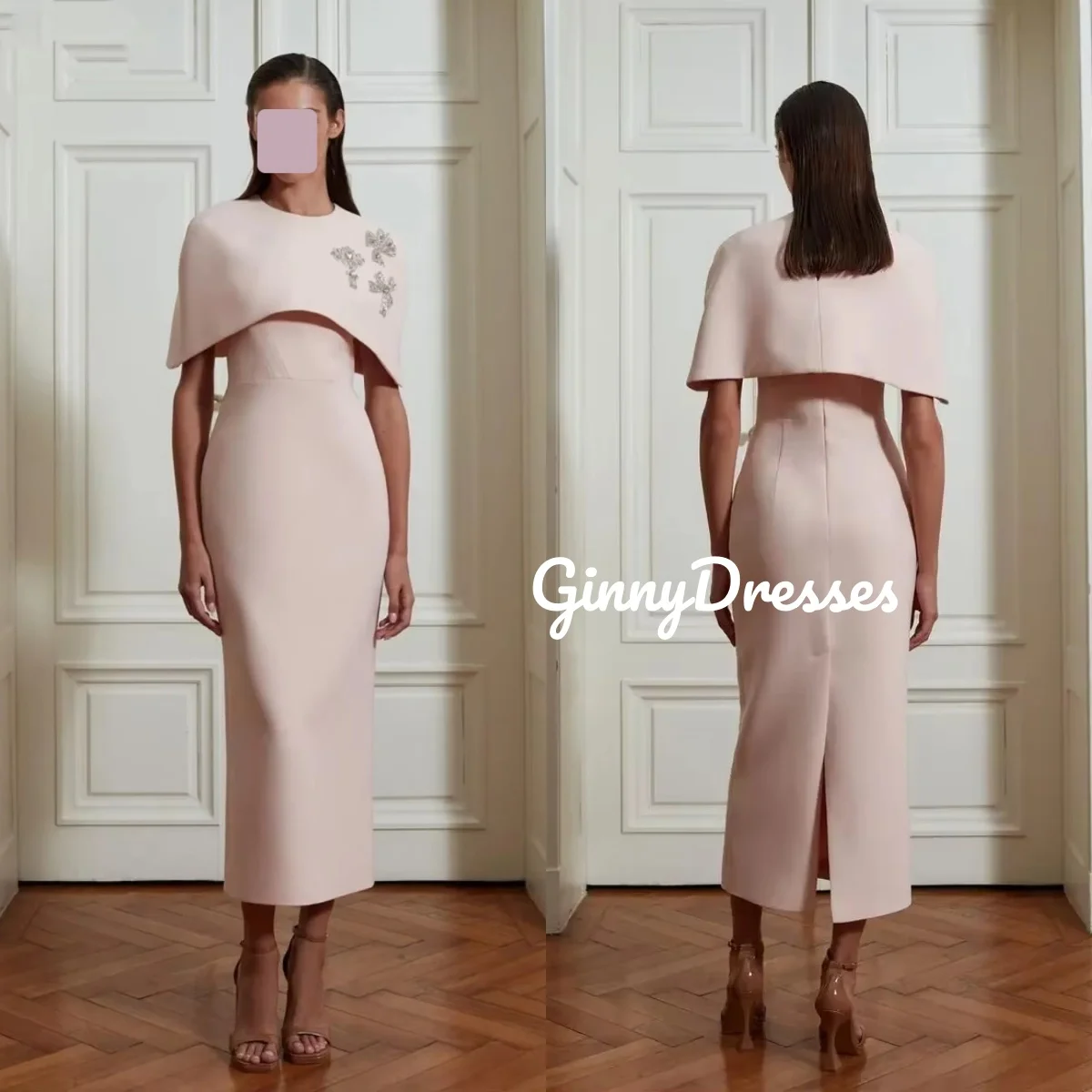 

Свадебное платье на заказ Вечернее платье на бретелях с колонной на молнии Розовые платья длиной до пола с бисером для торжественных случаев