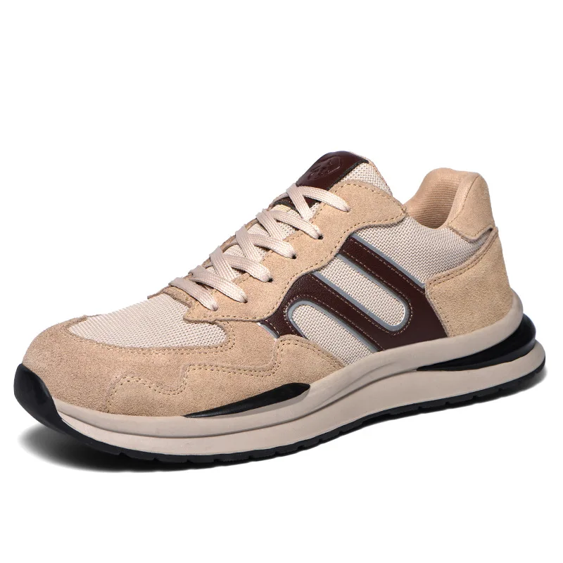 Chaussures de travail de sécurité pour hommes, baskets confortables, bottes anti-écrasement, bottes Parker en acier robuste, légères et résistantes
