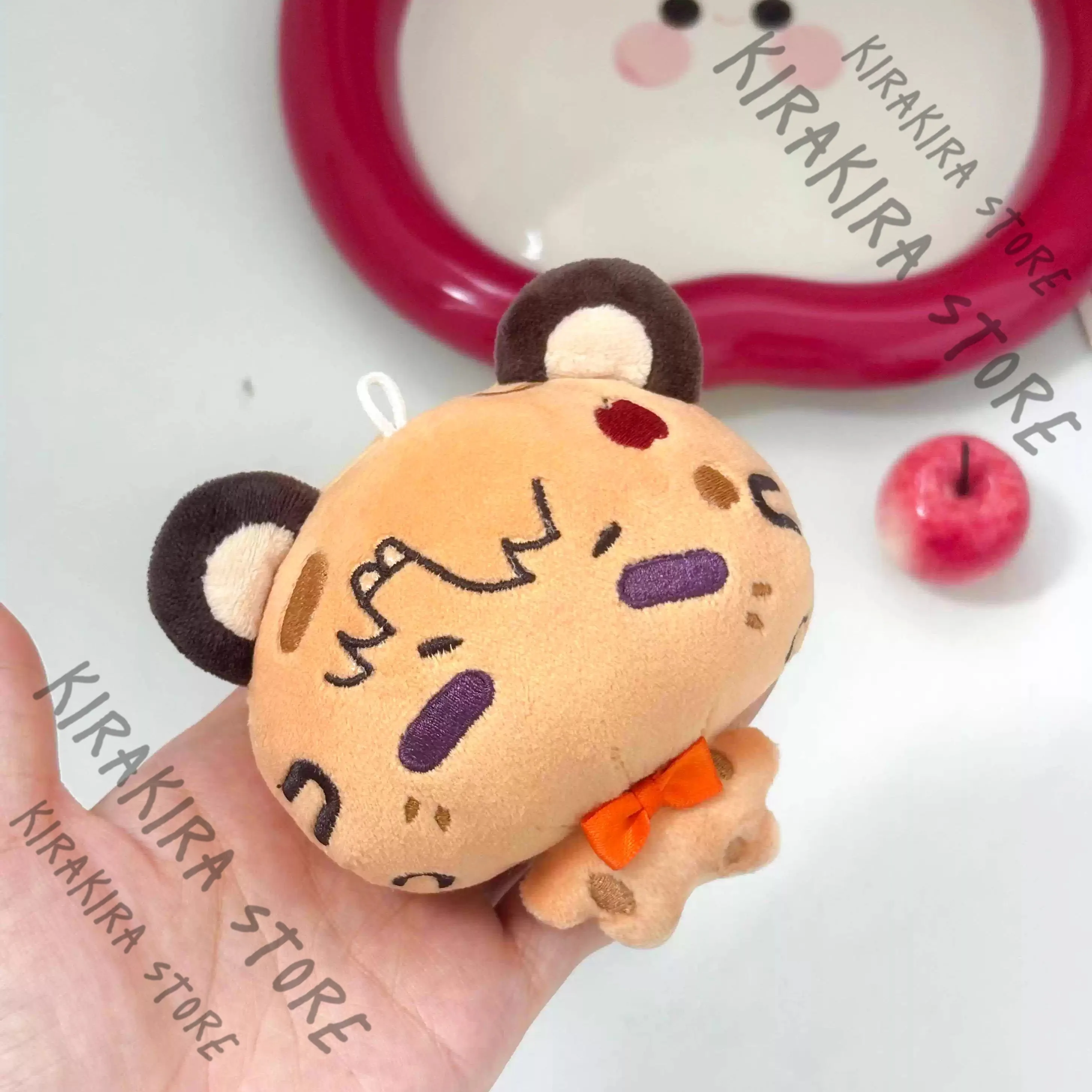 

Caleb Love and Deepspace Kawaii Maumet Mascot Anime Leopard Puppet Keychain Hanging Drop Adorable Knickknack Gift Ornaments