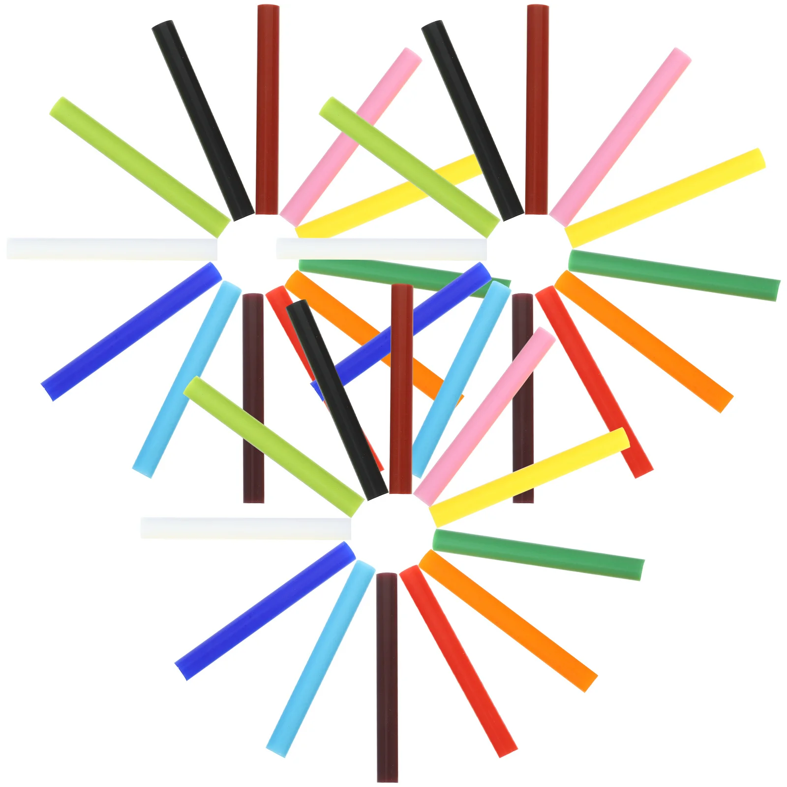 

36Pcs Hot Melt Colored Glue Sticks Strong Adhesive DIY Craft Tools Heat Melting Rods for Handmade Decoration Colored Glue Sticks