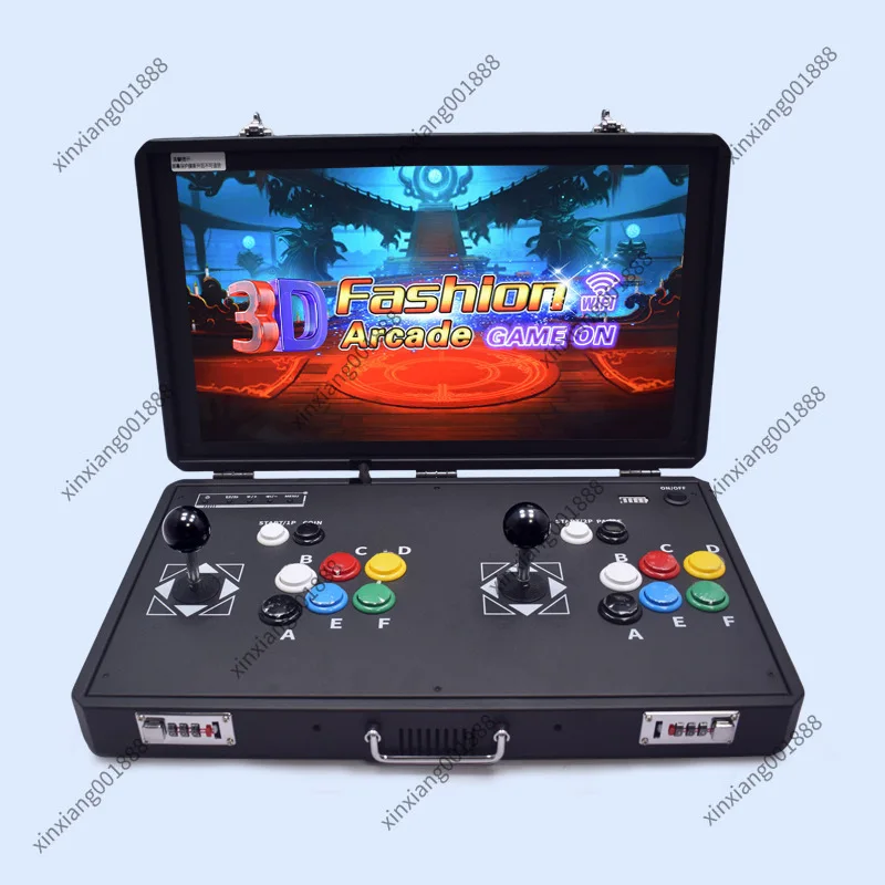 For Portable Arcade Joystick Controller Pandora Box Dual System Retro Fighting Game Console