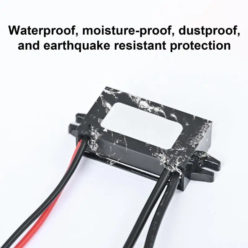 652F multifunción 12V a 5V Adaptador USB doble USB puerto estable salida 3A Carga a prueba polvo para proyectos y