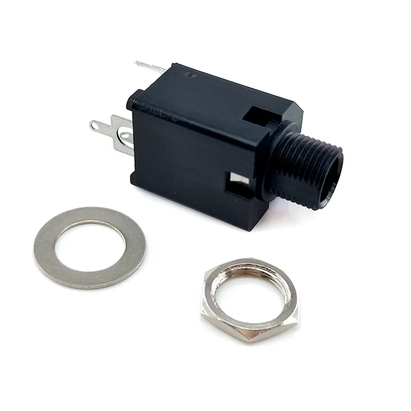 6.35Dual Channel Audio Socket Microphone Stereo Mixer Socket PJ-6120Interface USB Manufacturer