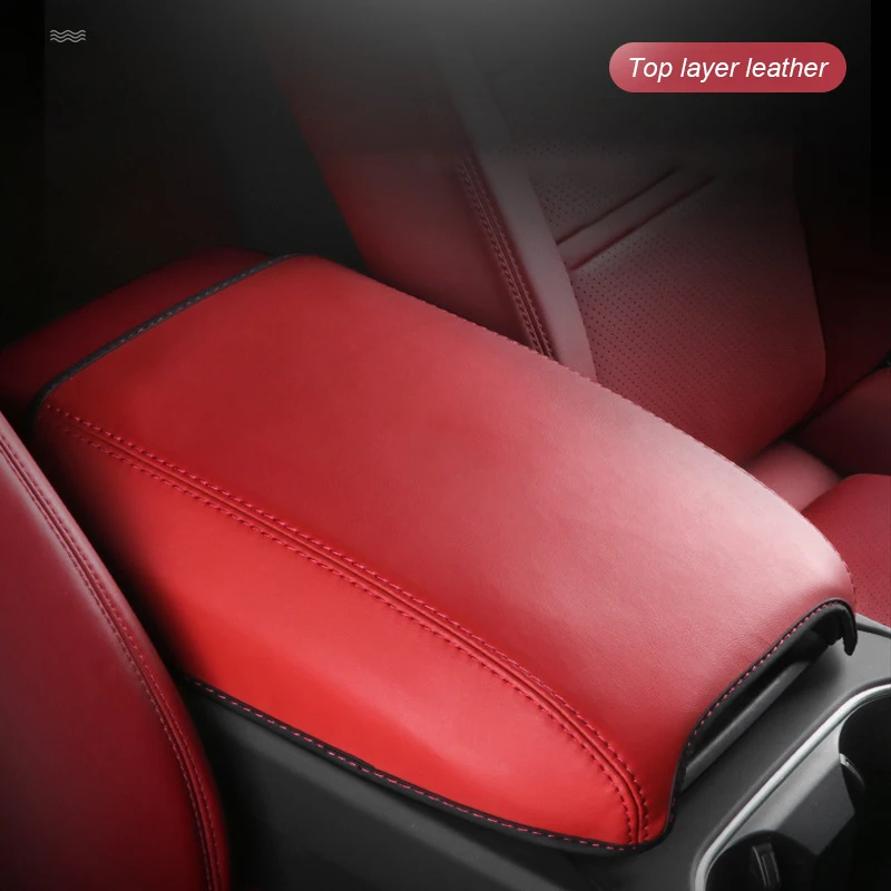 For Porsche Cayenne Suede Car Armrest Box Cushion Cover Interior Center Console Armrest Protective Pad Shell Case