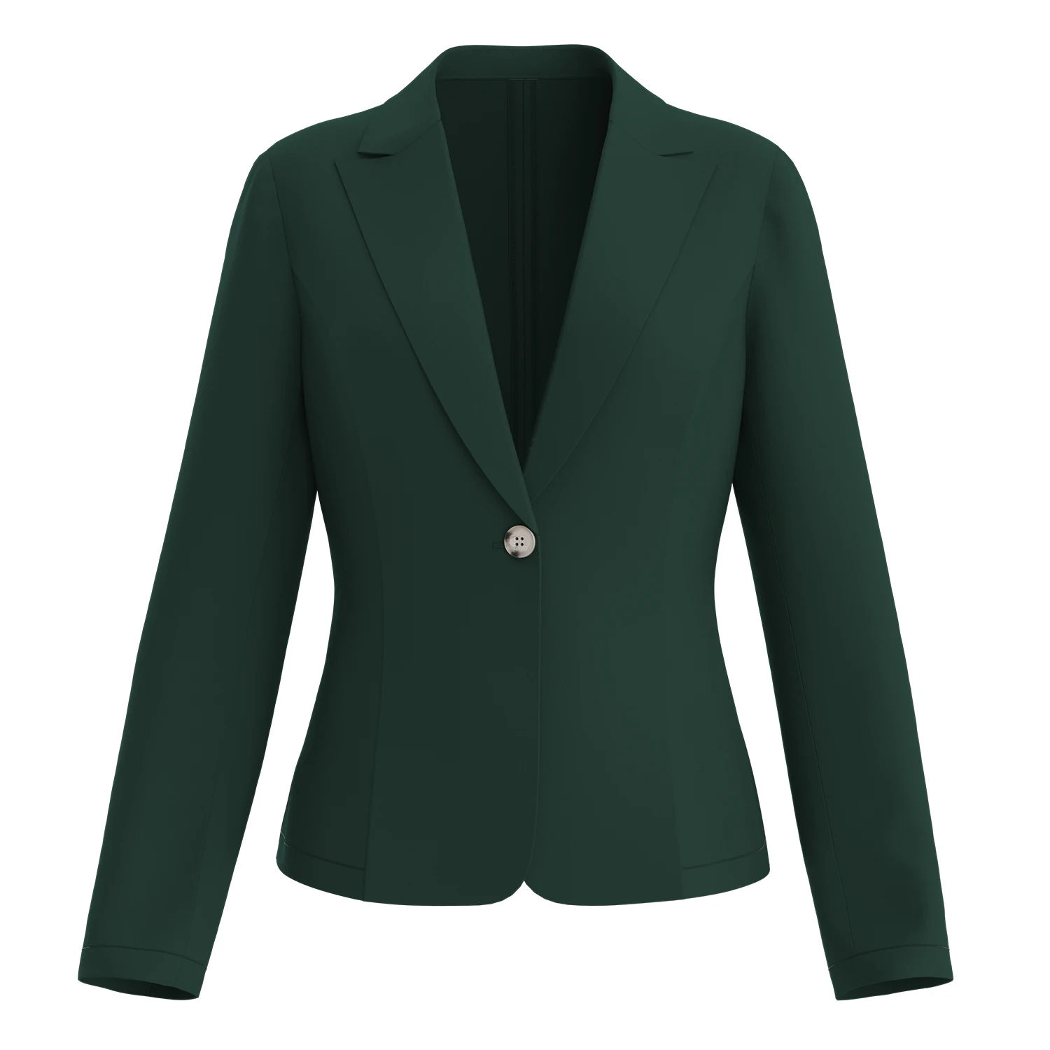 

Mia Muse Select Long Sleeve Single French Fashion Breasted Blazers Autumn Winter Women's Blazers Lapel Neck