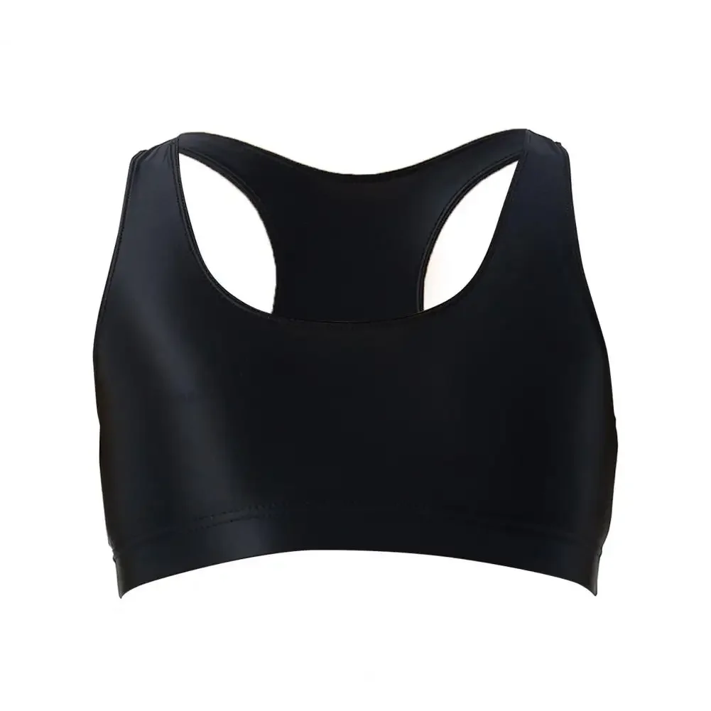 Herren Sexy Glänzende Seidige Weste O-Ausschnitt Ärmellos Racerback Tanktops Einfarbig Eng Anliegend Glatte Oberfläche Tops – Detail 1