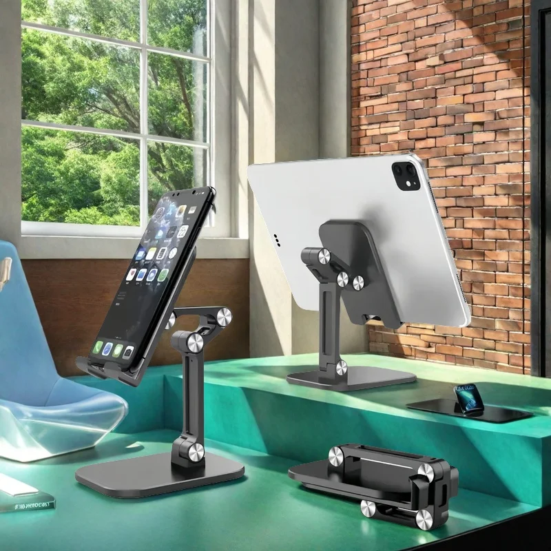 

Складная настольная подставка для мобильного телефона для iPad iPhone 15 14, поддержка смартфона, планшета, настольного мобильного телефона, портативный держатель, кронштейн