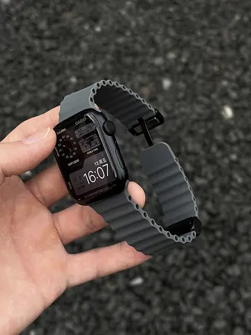 Ocean Strap for Apple Watch 10 9 8 7 Ultra Band 46mm 45mm 49mm 44mm 41/42mm Silicone Magnetic Sport Bracelet iWatch Series se 6