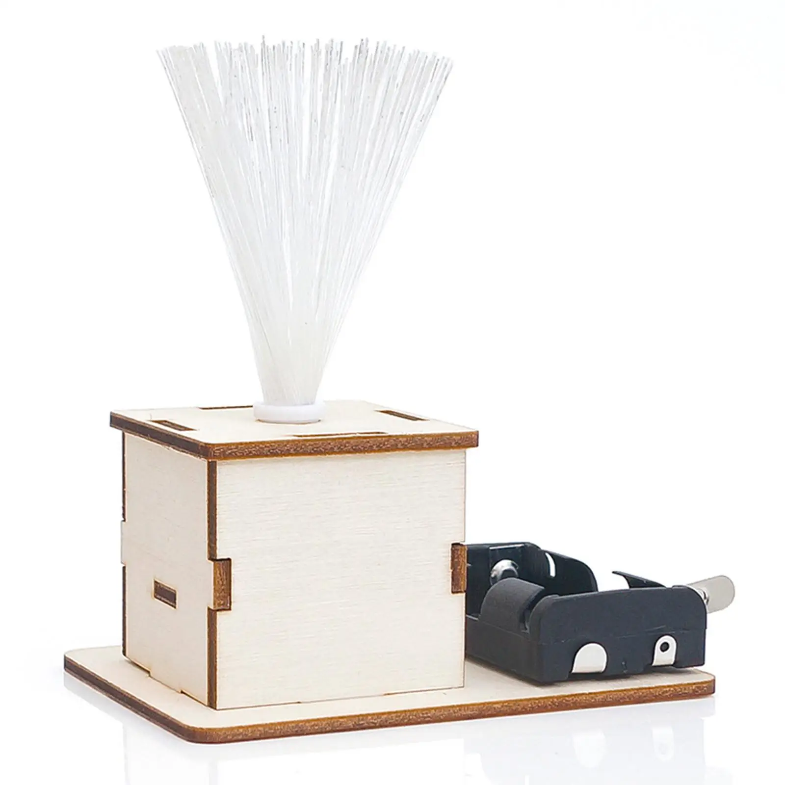 Kleurrijke Optische Vezel Lamp Diy Houten Gebouw Kit Voor Studenten Duurzaam