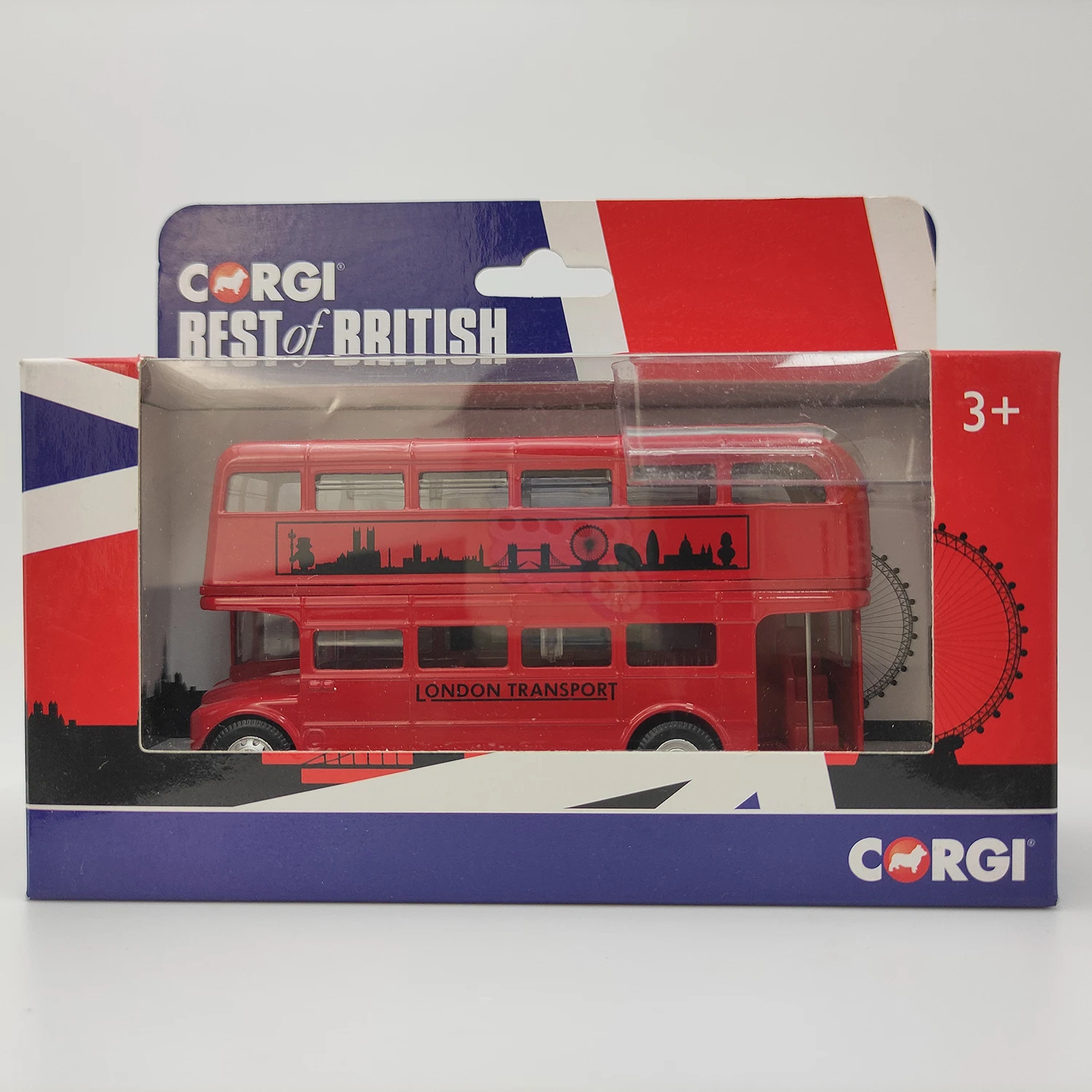 

Diecast 1/76 Scale Corgi Lledo London Red Double-decker Bus Alloy Car Model Collectible Toy Gift Souvenir Display