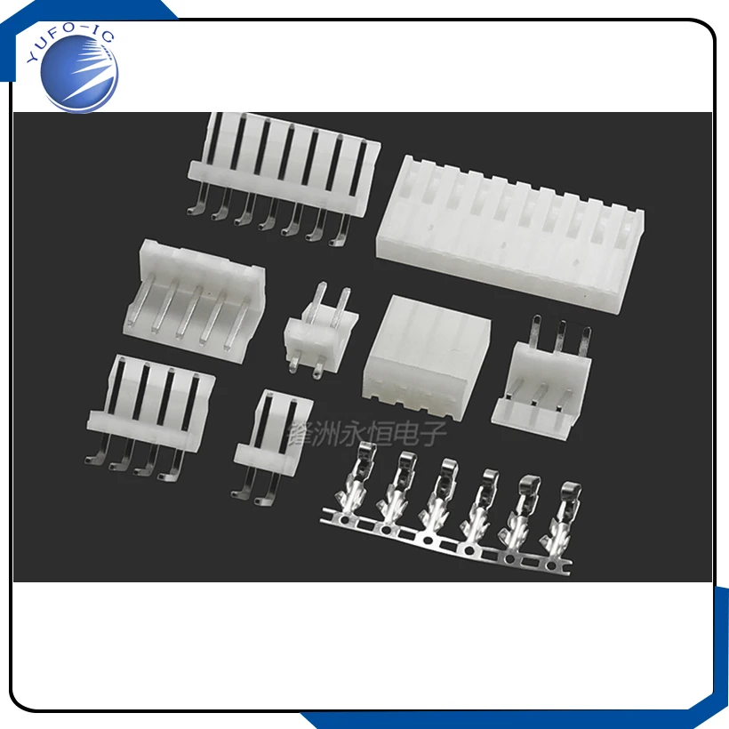 50세트 2/3/4/5/6/7/8/9/10/11/12핀 핀 헤더 3.96MM 암수 + 하우징 CH3.96 커넥터 PH-A 직각 핀 90도