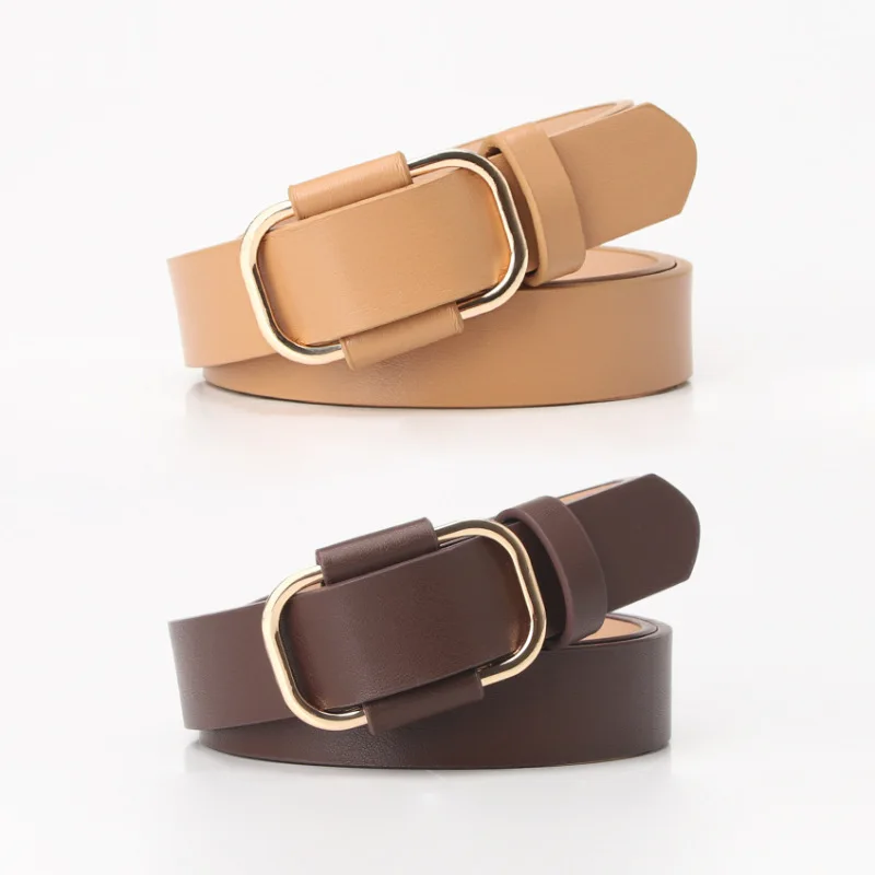 

New Style Fashion Versatile Belt No Holes Free Adjustable Women's Simple High-level Sense of Decorative Jeans Belt