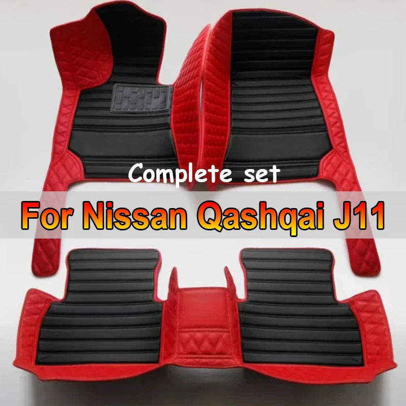 

Автомобильные коврики с левым рулем для Nissan Qashqai J11 2023 2022 2021 2020 2019 2018 2017 2016 2015 2014 Ковры Защитные аксессуары Коврики