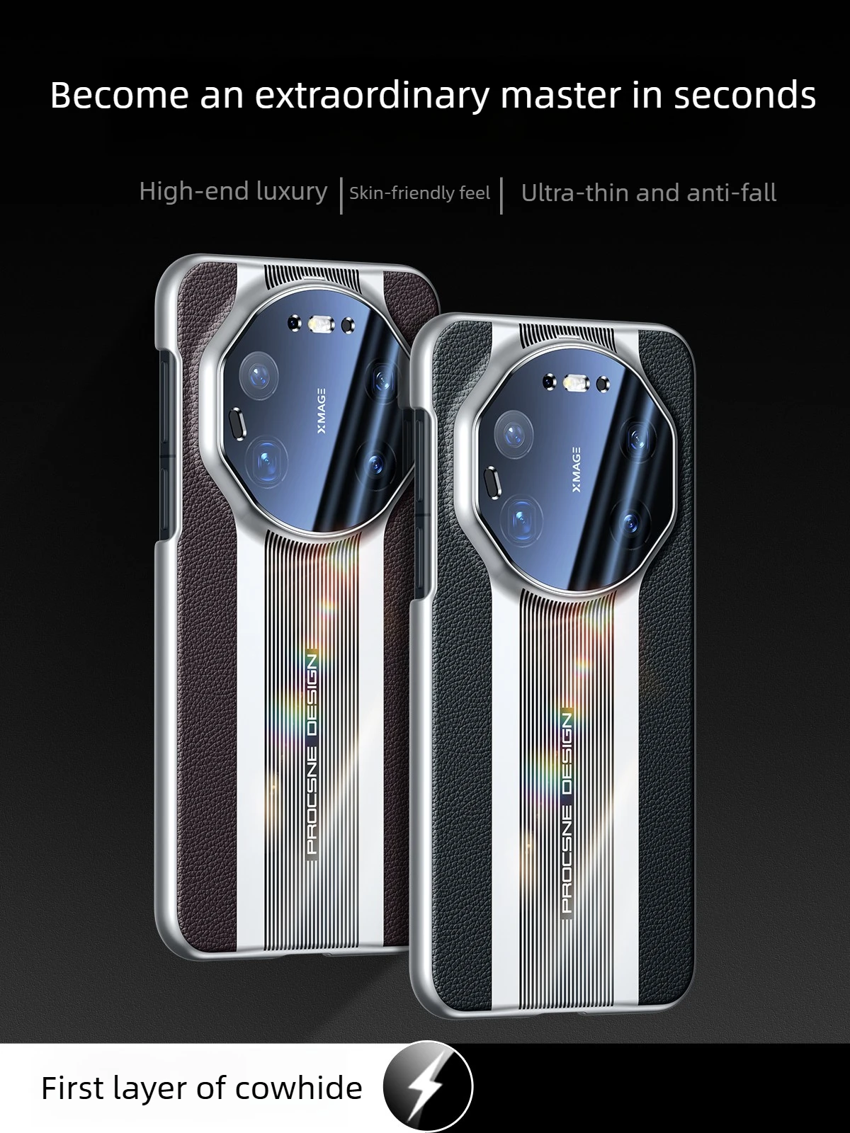 

Чехол для телефона из натуральной кожи с полной защитой объектива для Huawei Mate 80 Pro, дизайн в стиле экстремальных суперкаров, чехол для Mate 80 Pro Max