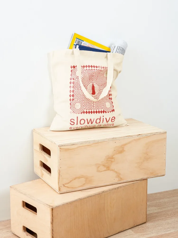 Slowdive - everything is alive Tote Bag Women's beach bags canvas shopping bag Gift bags shopping bag logo