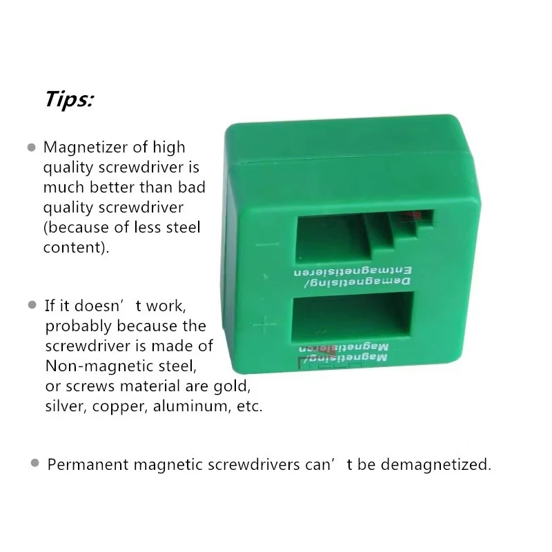 BAKU Magnetizer Demagnetizer Degausser Tool for Electric or Manual Screwdriver Tips