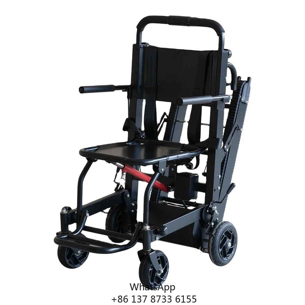 

Electric Emergency Stair Climbing Wheelchair Aluminum Alloy Stair Stretcher Chair Emergency