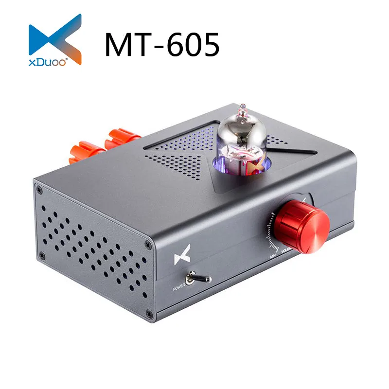 XDUOO MT-605 전력 증폭기, 12AU7 튜브 및 디지털 증폭기, TI TAP3116 앰프 칩 출력 전력, 채널당 30W