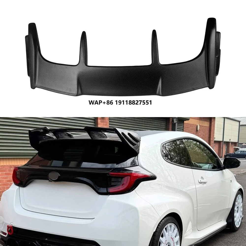 

High Quality Dry Matte Carbon Fiber Rear Wing Spoiler forGR YARIS GXPA16 Rear Wing