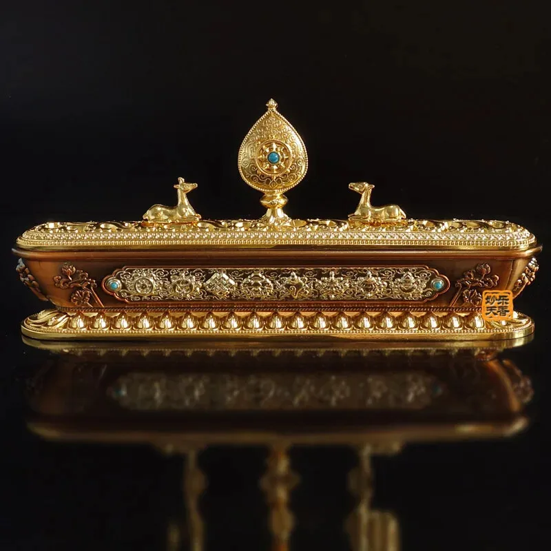Tibetan Incense Burner Alloy Censer Containing Incense Sticks Holder Diffuser