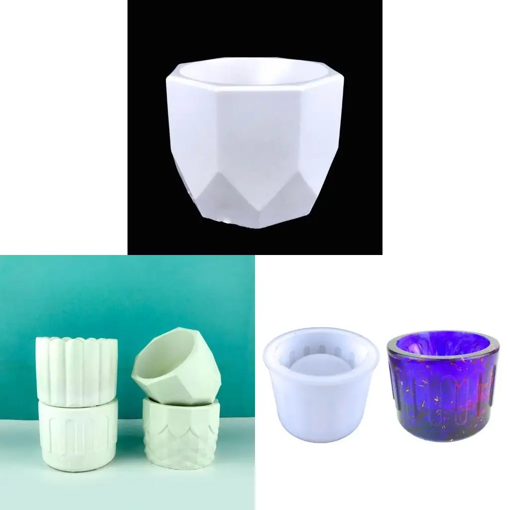  Multipurpose Handmade Decoration with Pamdas Silicone Mould Portable Craft Supplies for Flower Vases and Penholder