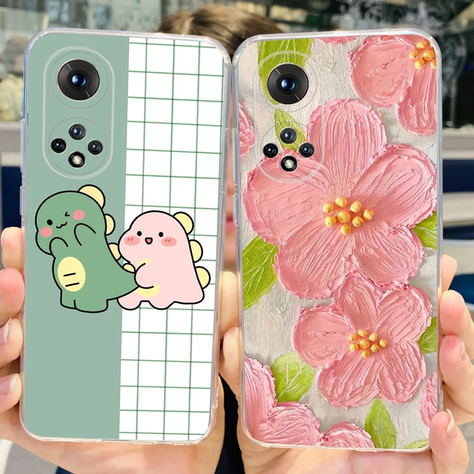 For Huawei Honor 50 Case NTH-AN00 New Fashion Painted Cover Soft Silicone Phone Case For Honor 50 Lite Honor50 Pro Fundas Bumper