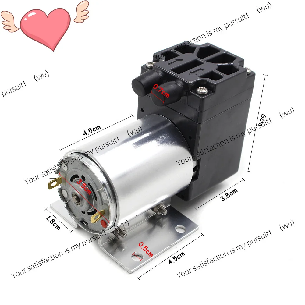 ZOCI-3 pcs Z512-604-3000N 12V negative pressure vacuum pump, air pump 5L/min 65-120kPa with bracket