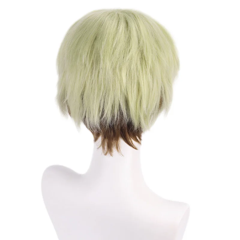 الاصطناعية شقراء التدرج شعر مستعار تأثيري طويل مستقيم الشعر زي حفلة مقاومة للحرارة الاستخدام اليومي قبعة قابلة للتعديل للنساء الرجال